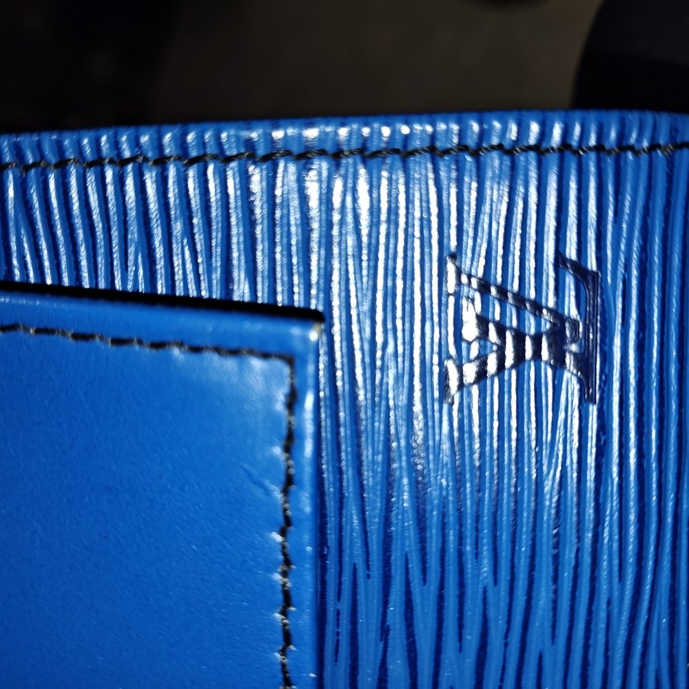 Louis Vuitton Blue Epu Clutch/ Document Envelope - Picture 3 of 7